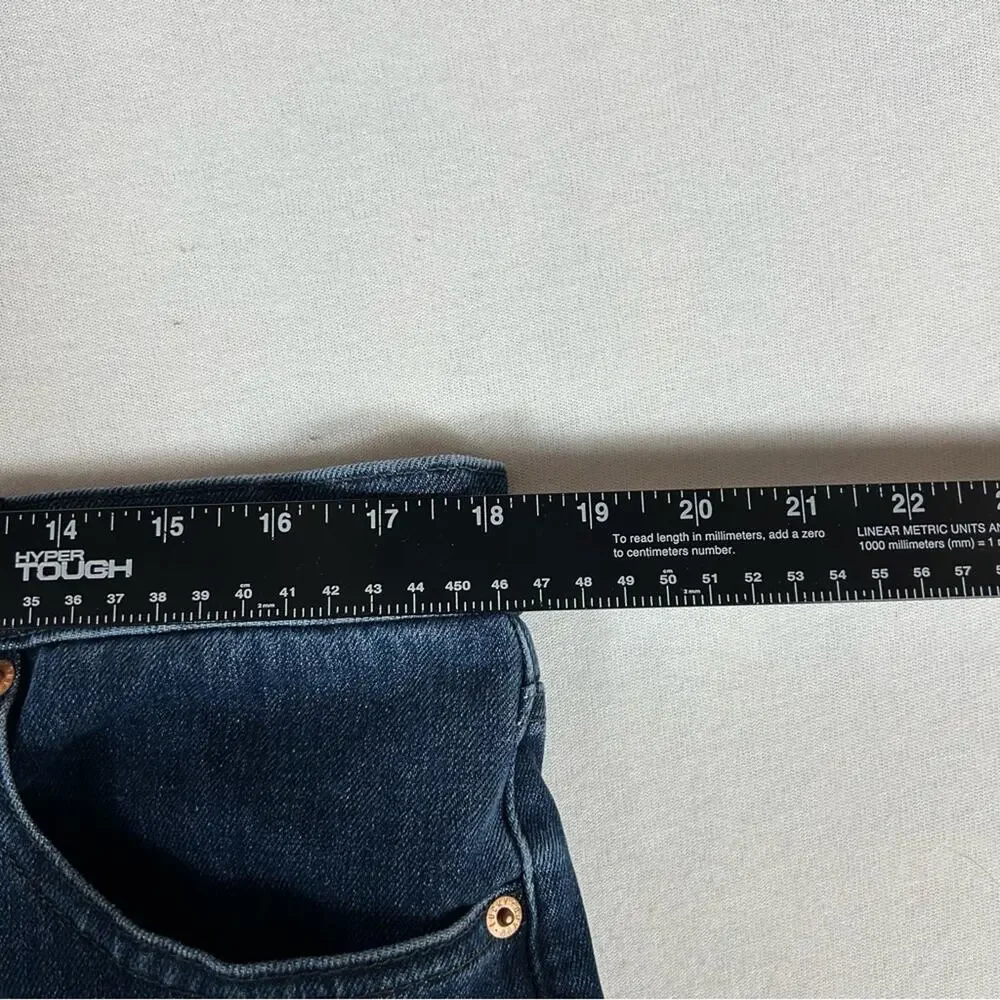 LUCKY BRAND Boyfriend Ankle Crop Women’s 12 31 Raw Hem Relaxed Fit High Rise